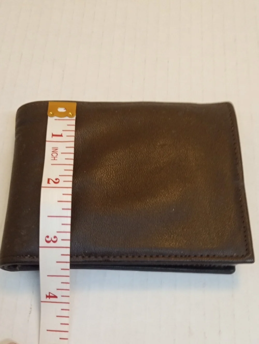 Vintage Brown Billfold Wallet Buxton 1980s With Original Price Tags
